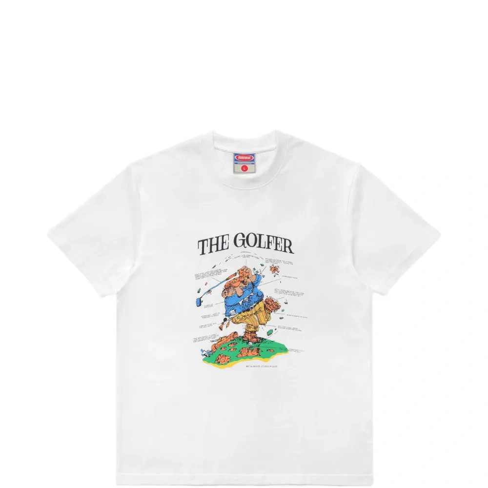 Футболка с графическим принтом и круглым вырезом