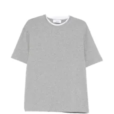 Футболка с контрастной отделкой