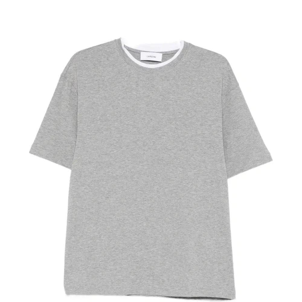 Футболка с контрастной отделкой