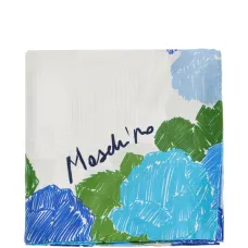 Шелковый шарф с цветочным принтом