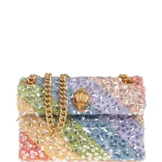 Мини-сумка на плечо Kensington, украшенная пайетками