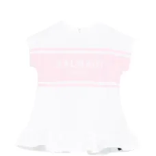 Платье с оборчатым подолом