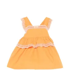 Платье с вышивкой англезе