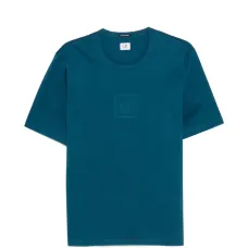 Футболка с круглым вырезом и короткими рукавами