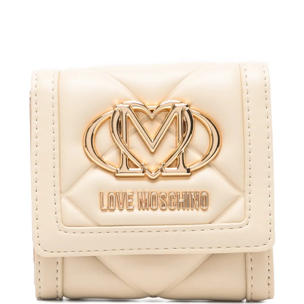 Стёганый кошелёк с логотипом