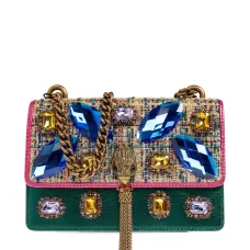 Малая сумка на плечо Shoreditch с украшениями из драгоценных камней