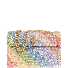Сумка на плечо Kensington, украшенная пайетками