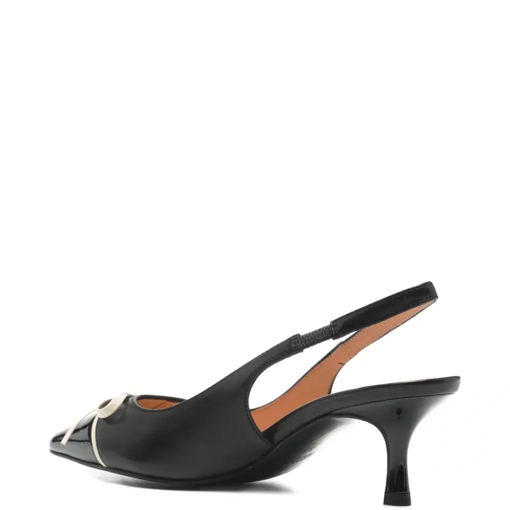 Мюли с бантом