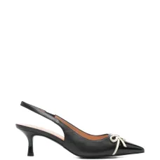 Мюли с бантом