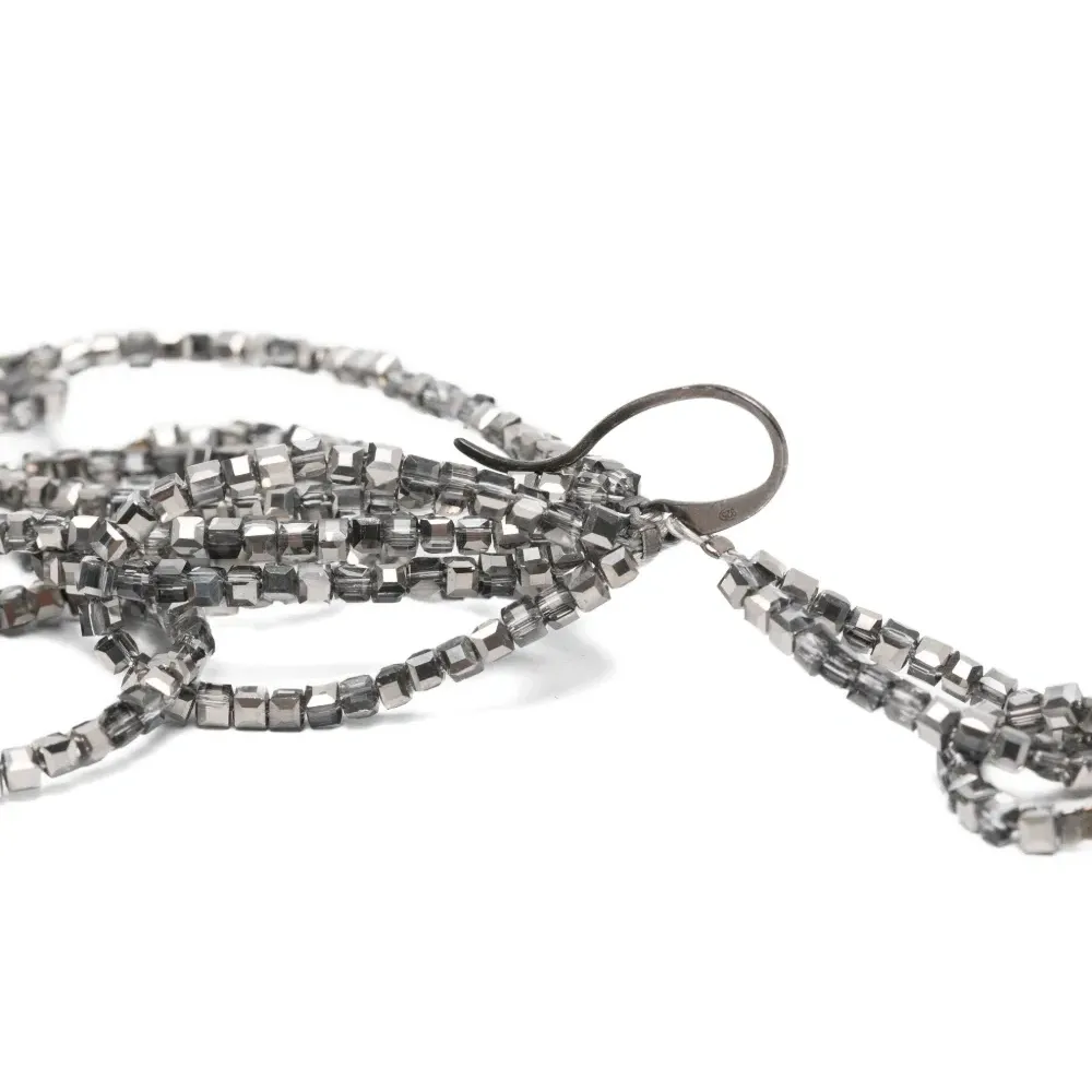 Серьги с бисером