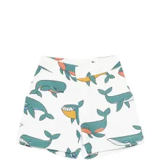 Шорты с принтом в виде китов