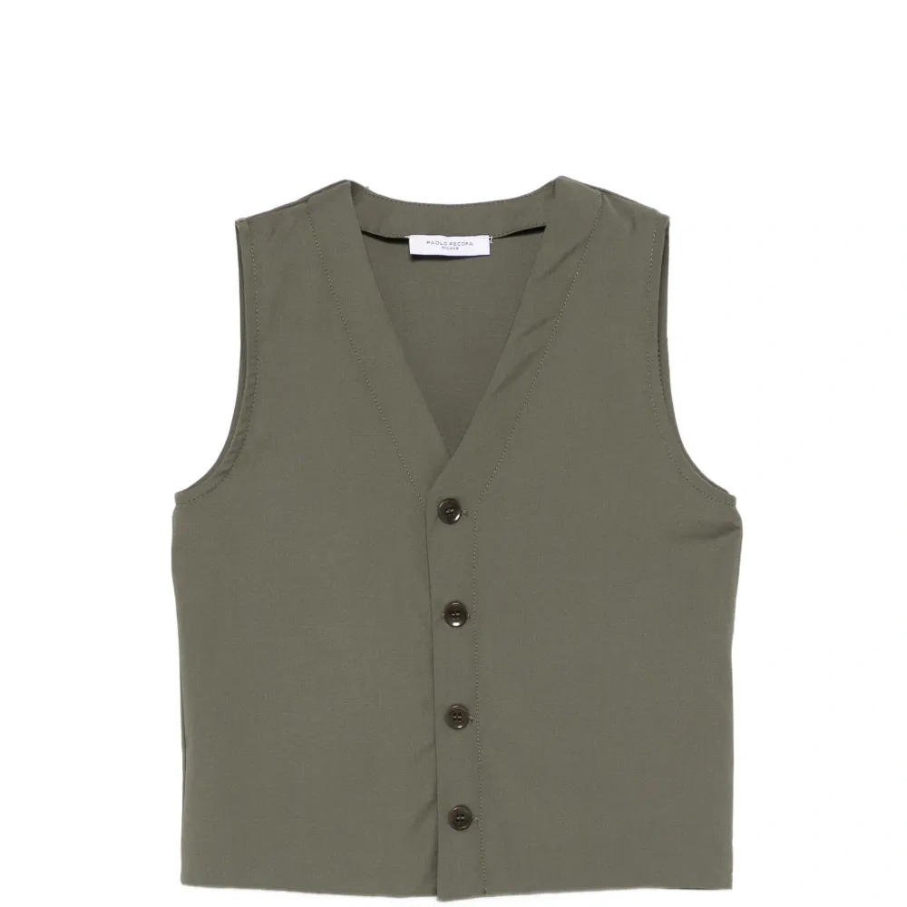 Жилет на пуговицах