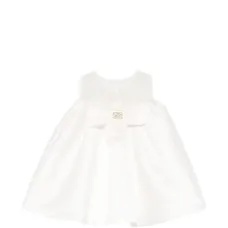 Платье без рукавов с бантом