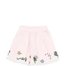 Юбка с зубчатым краем