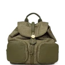 Рюкзак с клапаном и принтом