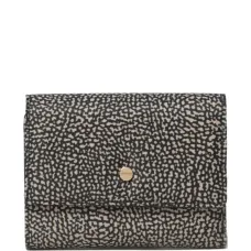 Средний складной кошелек с принтом