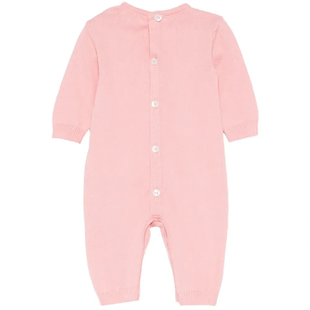 Комбинезон с вышитым логотипом