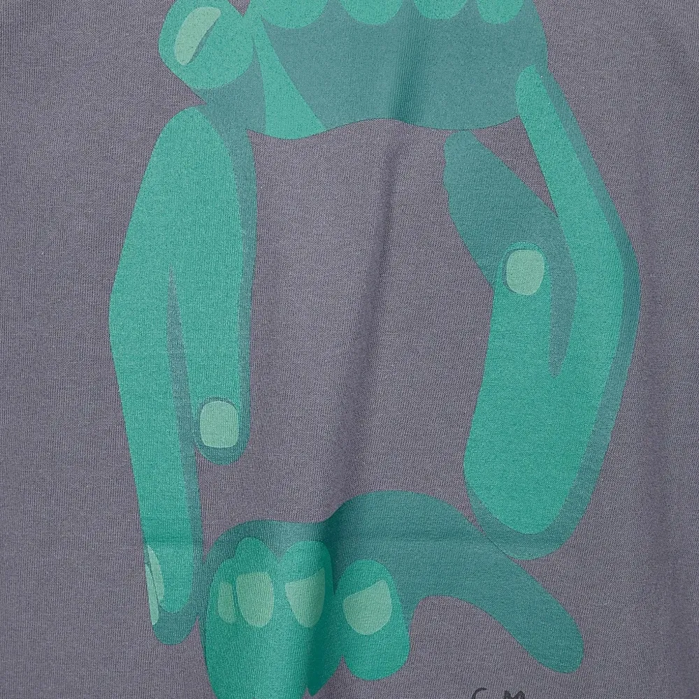 Футболка sacai с принтом X Geoff Mcfetridge