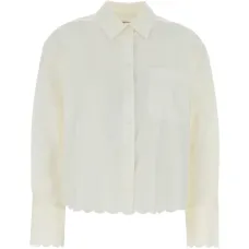 Рубашка из поплина Neutro с фигурным краем