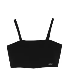 Топ с нашивкой-логотипом