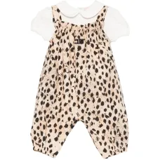 Комбинезон с принтом и воротником Питер Пэн