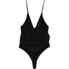 Шелковое боди с V-образным вырезом Шелковое боди с V-образным вырезом