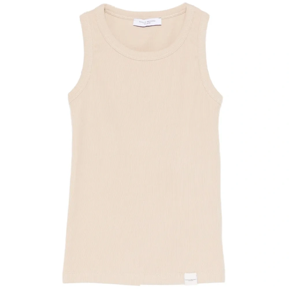 Топ-майка в рубчик