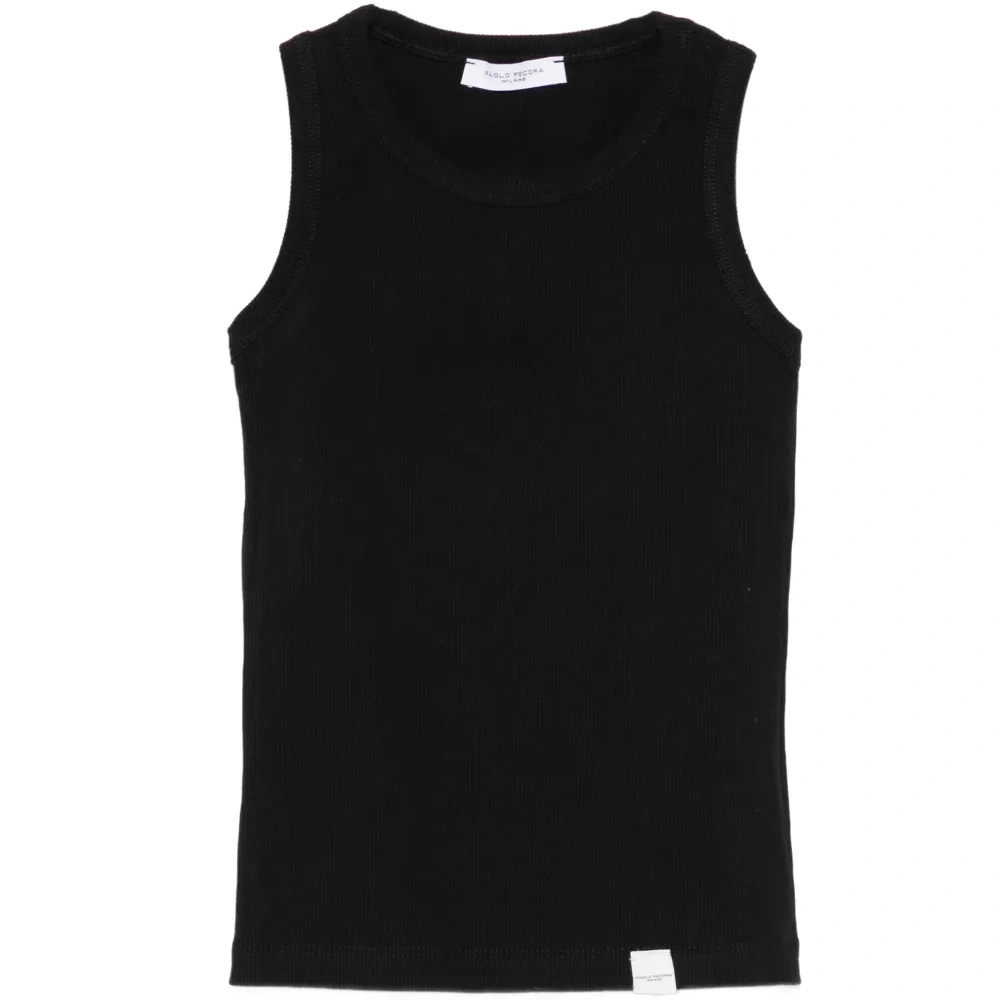 Топ-майка в рубчик