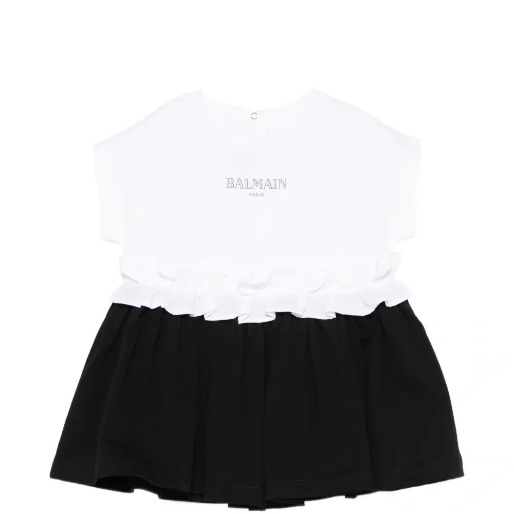 Платье с оборками