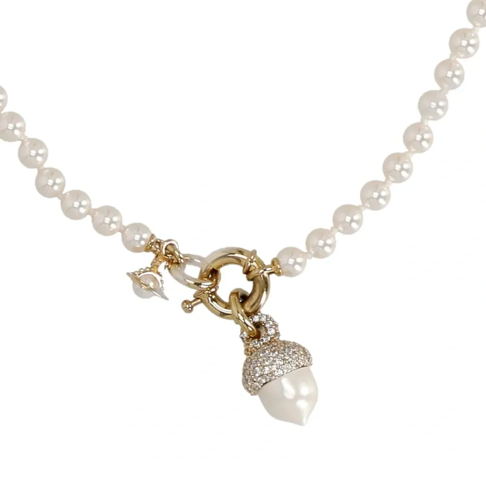 Ожерелье с подвеской и бусинами