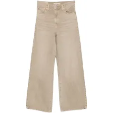 Широкие джинсы с высокой талией