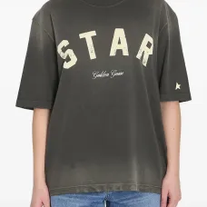 Футболка из джерси с аппликацией-звездой