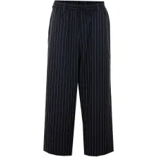 Эластичные брюки в полоску