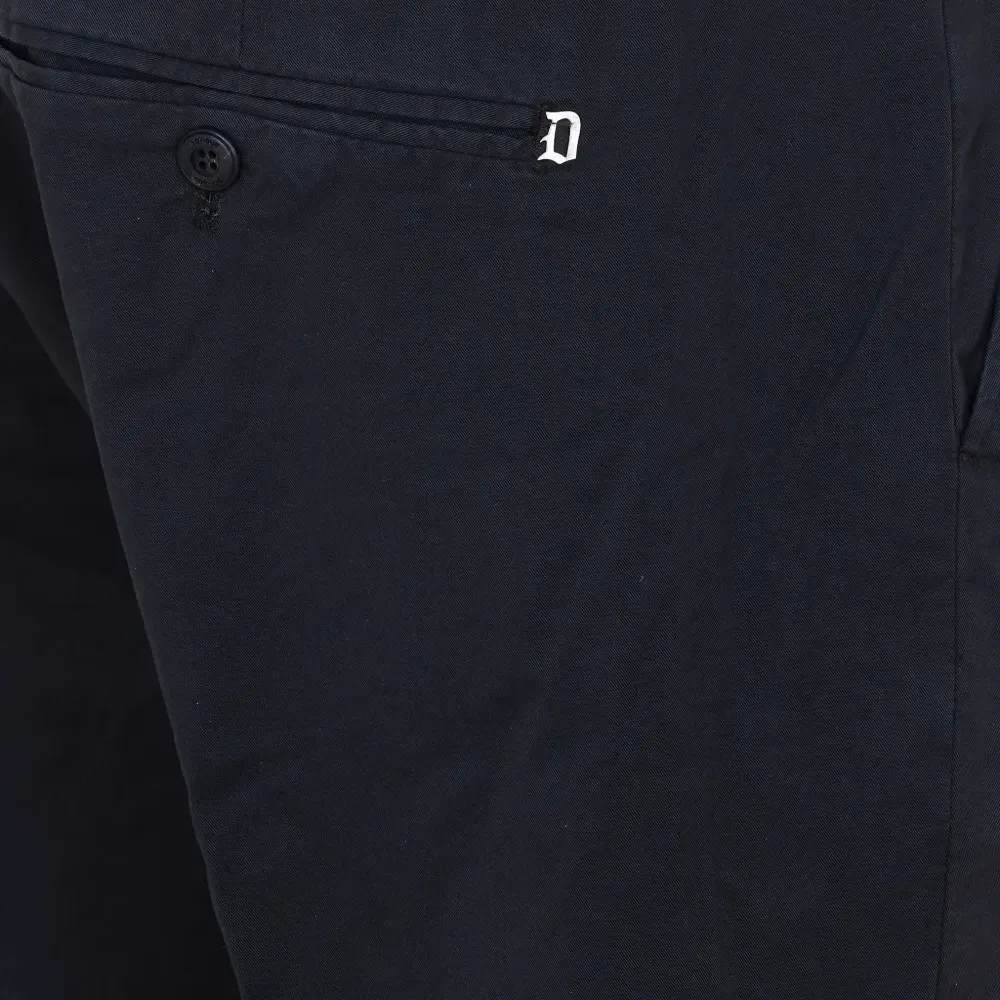 Брюки с боковыми карманами на пуговицах