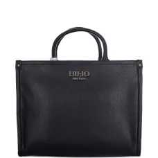 Средняя сумка-тоут с декоративным кулоном Средняя сумка-тоут с декоративным кулоном