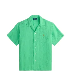 Рубашка из сирсакера с карманом Рубашка из сирсакера с карманом