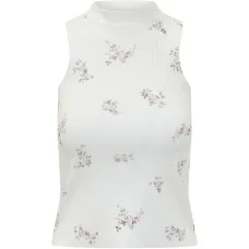 Водолазка с цветочным принтом