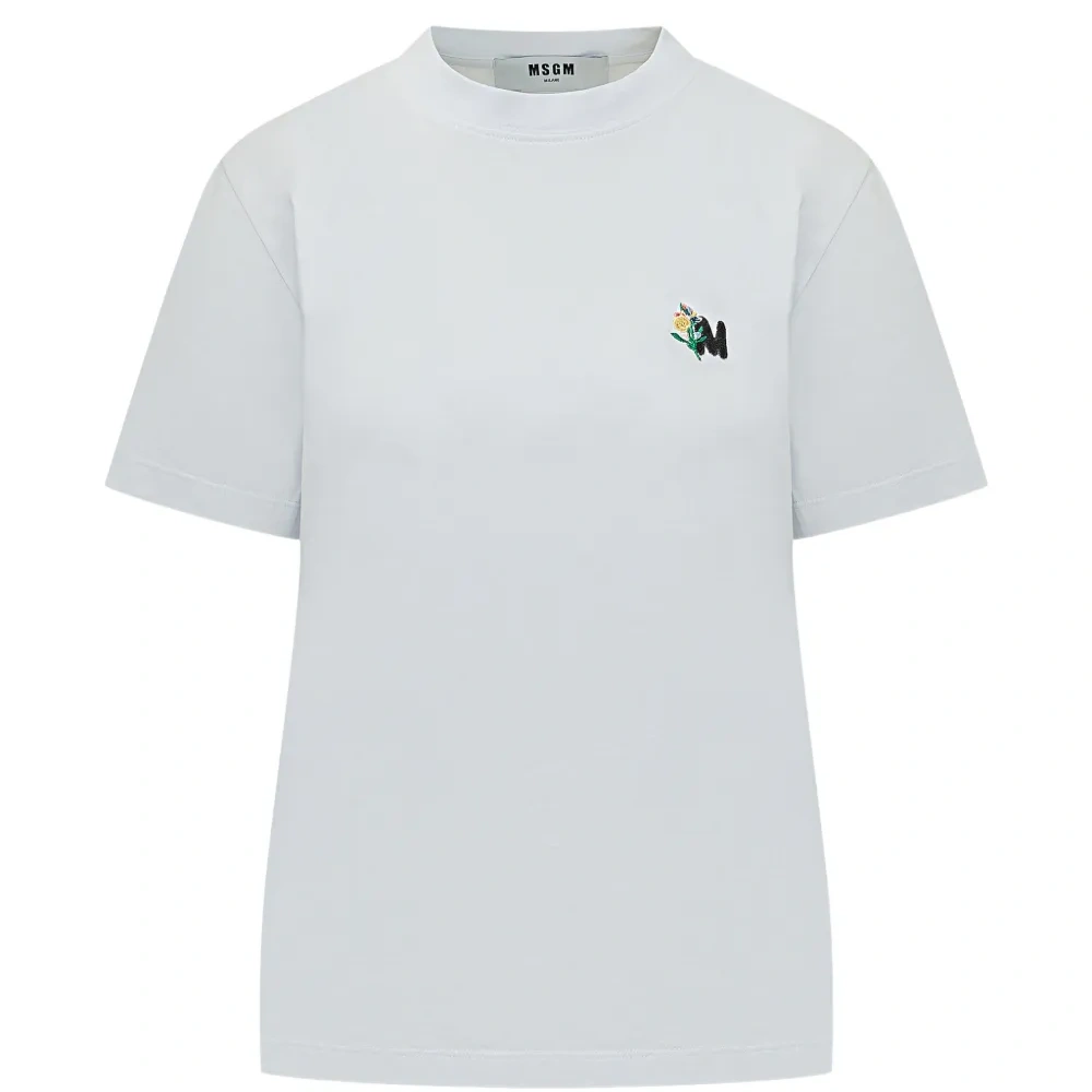 Футболка с круглым вырезом и графическим принтом