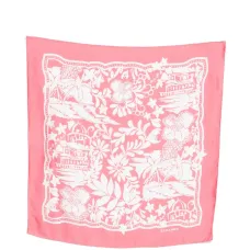 Шарф с цветочным принтом