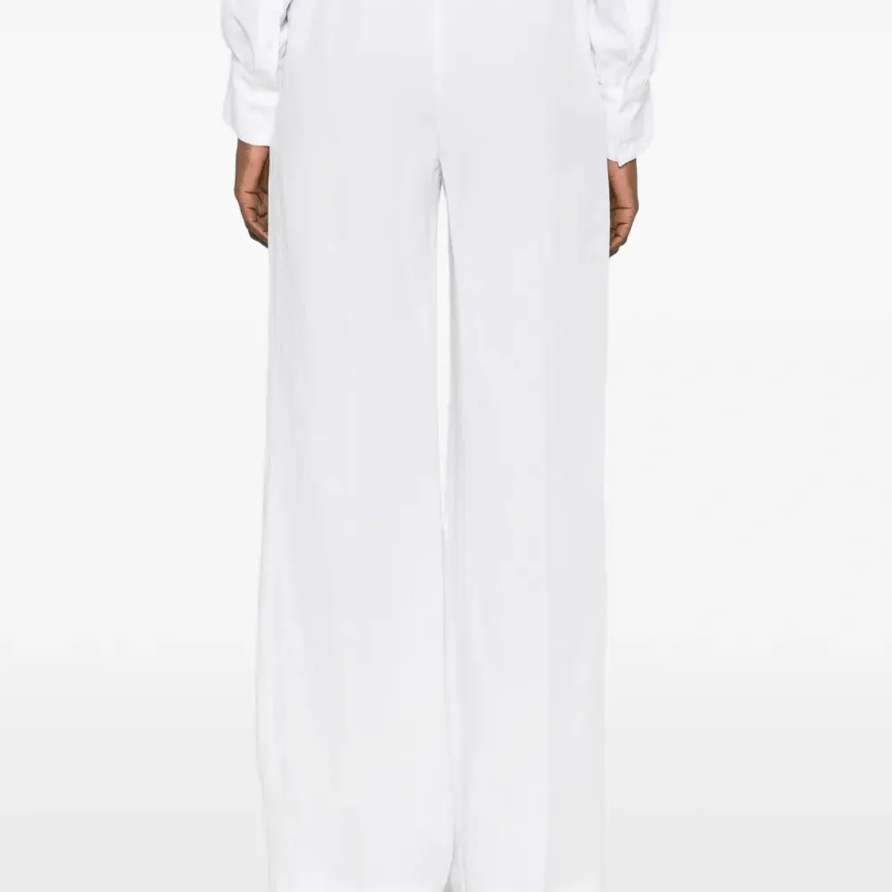 Брюки с контрастным поясом Брюки с контрастным поясом