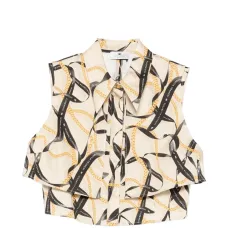 Укороченный топ с узором Укороченный топ с узором