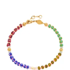 Браслет с полосками из бусин Браслет с полосками из бусин