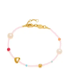 Браслет с жемчужным сердцем Браслет с жемчужным сердцем