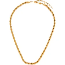 Золотое плетёное ожерелье