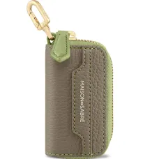 Ключница с застежкой-молнией и брелоком