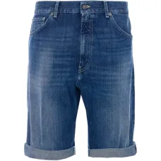 Джинсовые шорты с пятью карманами