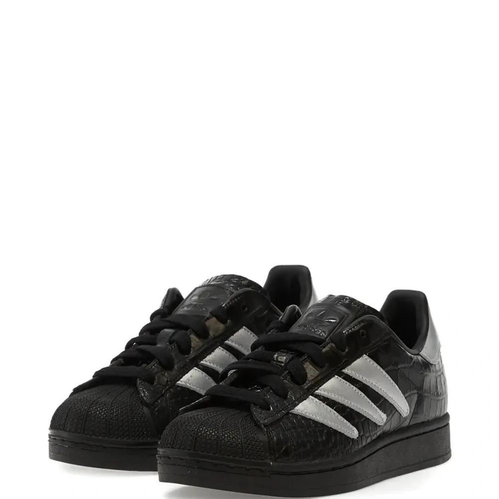 Кроссовки Superstar II с полосками серебристого цвета Кроссовки Superstar II с полосками серебристого цвета