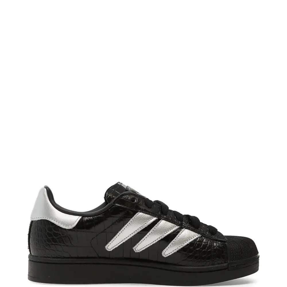 Кроссовки Superstar II с полосками серебристого цвета Кроссовки Superstar II с полосками серебристого цвета