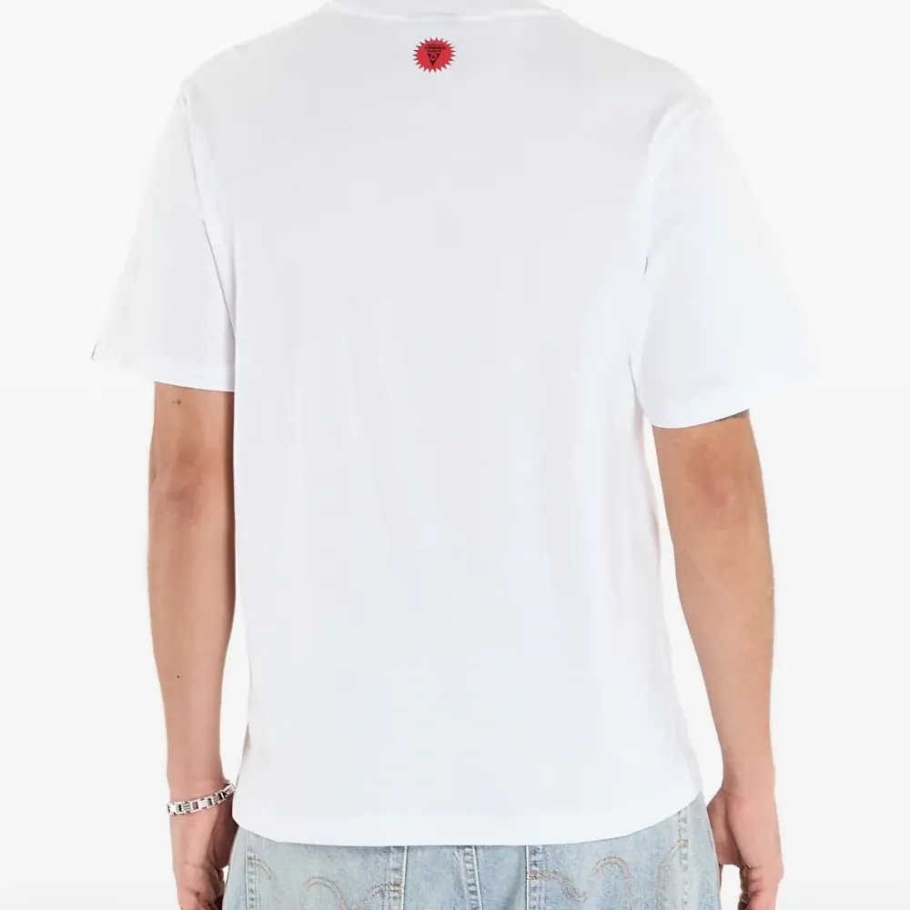 Футболка с кристаллами и бегущей собакой