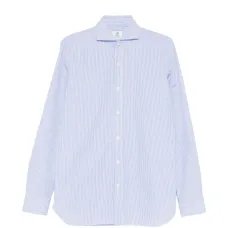 Полосатая рубашка на пуговицах